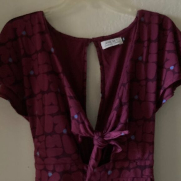 AVA SKY HAWAII Romper Kiwi Jersey Berry Hokkaido Stone Pocket Sweet Very Nice XS - Picture 4 of 15